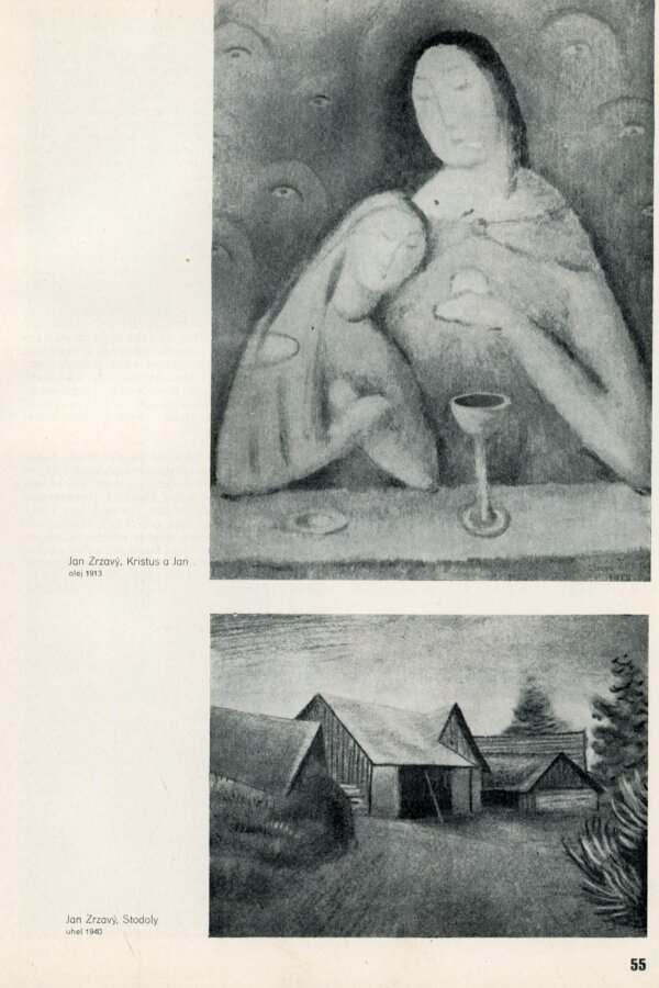 Z časopisu: Blok, časopis pro umění, ročník II, číslo 4, Brno 1948, Informace o kulturní práci, s. 55